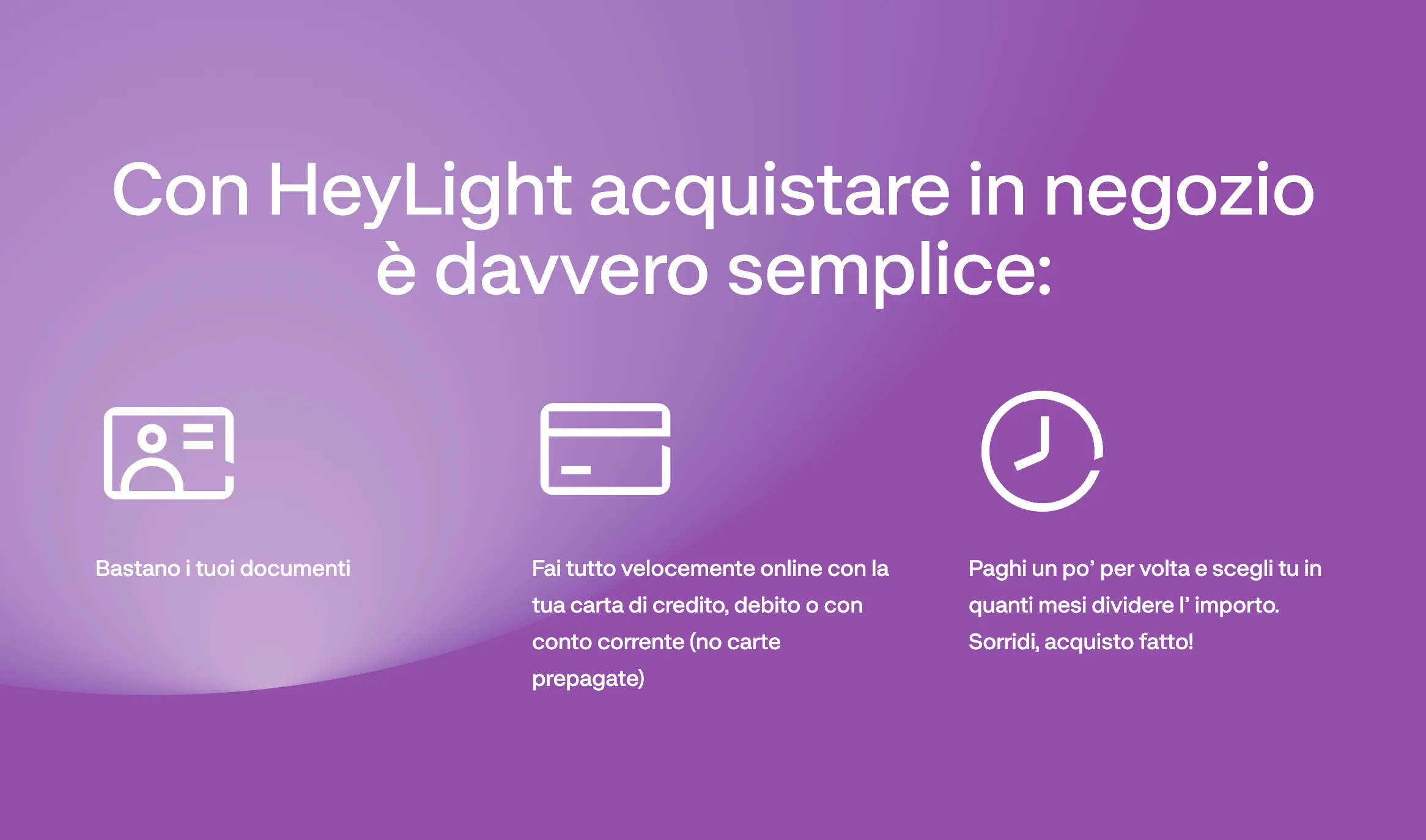 Finanziamento con heylight