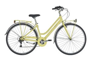 Alpina Roxy 28" donna alluminio gialla-cesto compreso